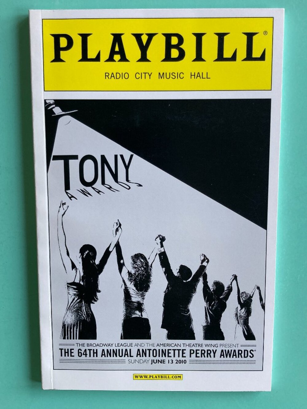 Signed Tony Awards Playbill Program 2010 - BOBBY STEGGERT FEATURED ACTOR Nominee